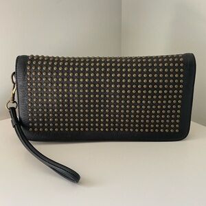 Eileen Fisher Studded Clutch Wristlet